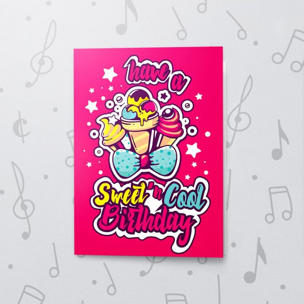 Ice Cream – Musical Birthday Card