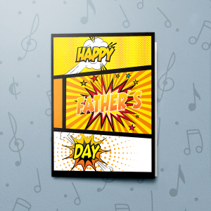Comics – Musical Father's Day Card