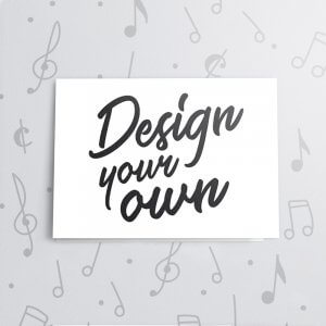 Design Your Own Greeting Card - Landscape