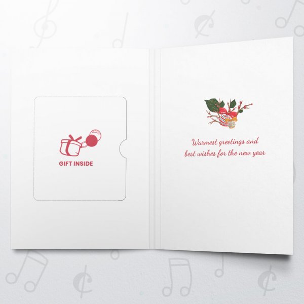 Happy Holidays Wreath – Gift Card Holder