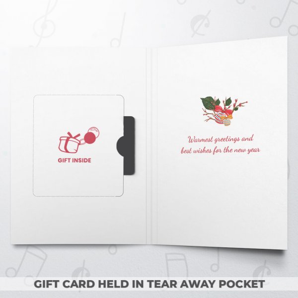 Happy Holidays Wreath – Gift Card Holder