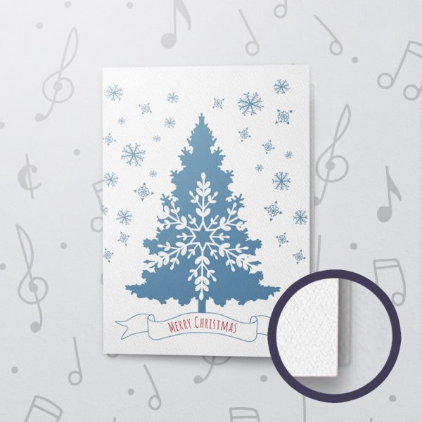 Christmas Season – Musical Christmas Card - Felt Paper