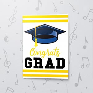 Congrats Grad – Musical Graduation Card