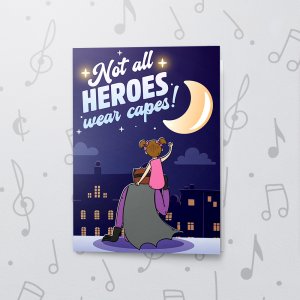 Not All Heroes – Musical Father's Day Card