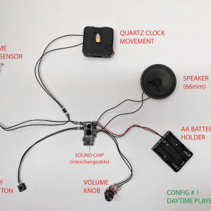 Clock Movement With Sound Module