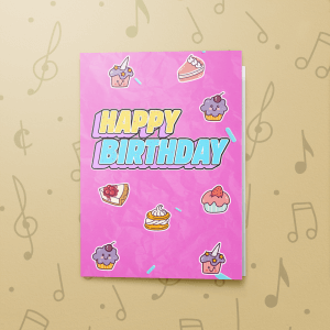 Birthday Cupcakes  – Gift Card Holder