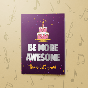 Birthday Awesome – Gift Card Holder