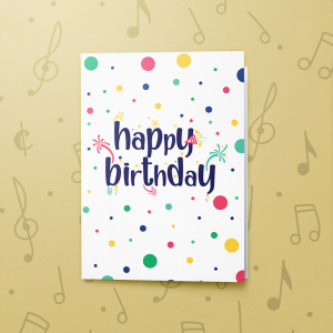 Colorful Birthday – Gift Card Holder