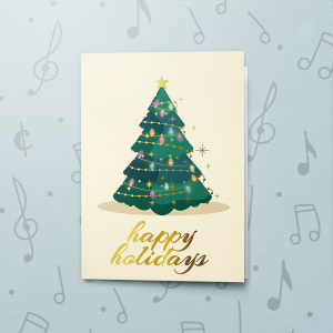 Shining Christmas Tree – Musical Christmas Card