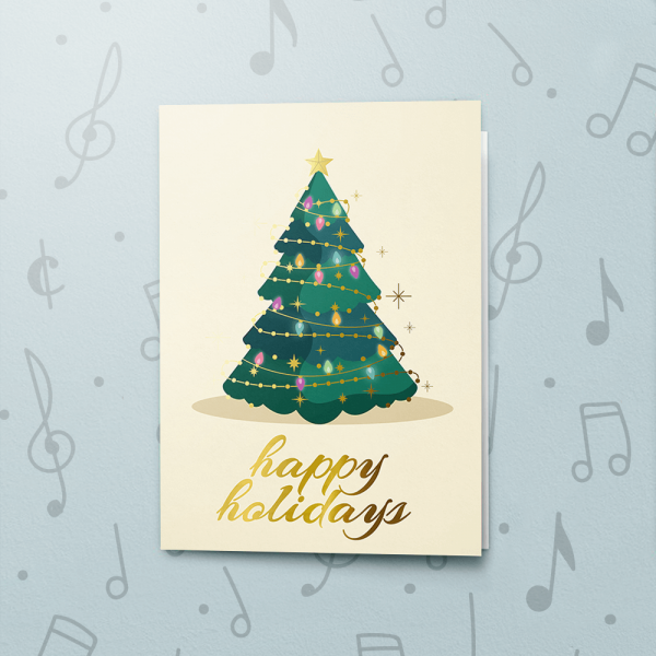 Shining Christmas Tree – Gift Card Holder