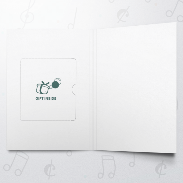 Christmas Green (Gold) – Gift Card Holder