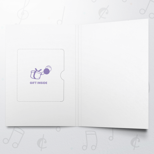 Birthday Retro Patterns – Gift Card Holder