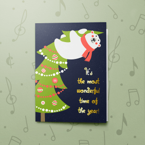 Christmas Bear – Musical Christmas Card