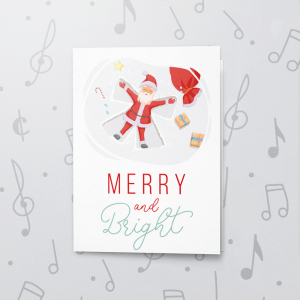 Santa Snow – Musical Christmas Card