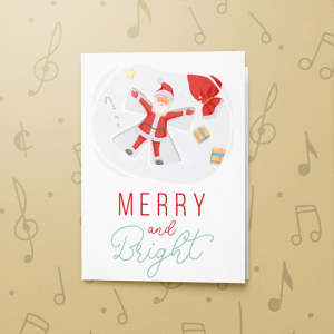 Santa Snow – Gift Card Holder