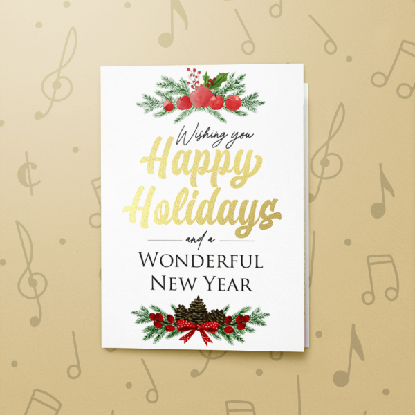 Happy Holidays – Gift Card Holder