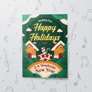 Holly Jolly – Musical Christmas Card