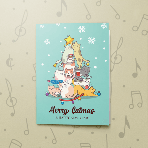 Merry Catmas – Gift Card Holder