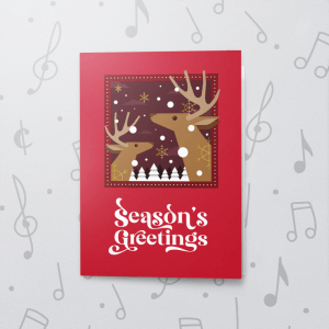 Season's Greetings – Musical Christmas Card