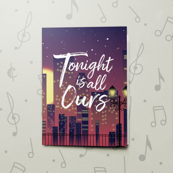 Tonight Is All Ours – Musical Valentines Card