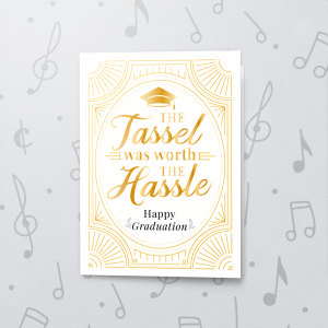 The Tassle – Musical Graduation Card