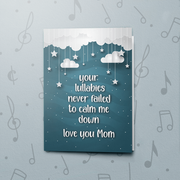Lullabies – Musical Mother's Day Card