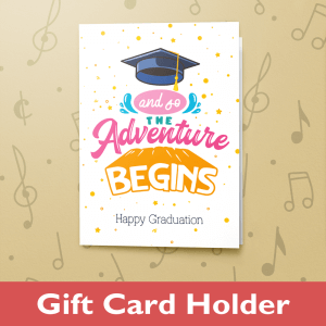 Adventure Begins – Gift Card Holder
