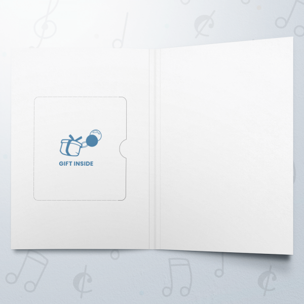 Blue Flowers – Gift Card Holder