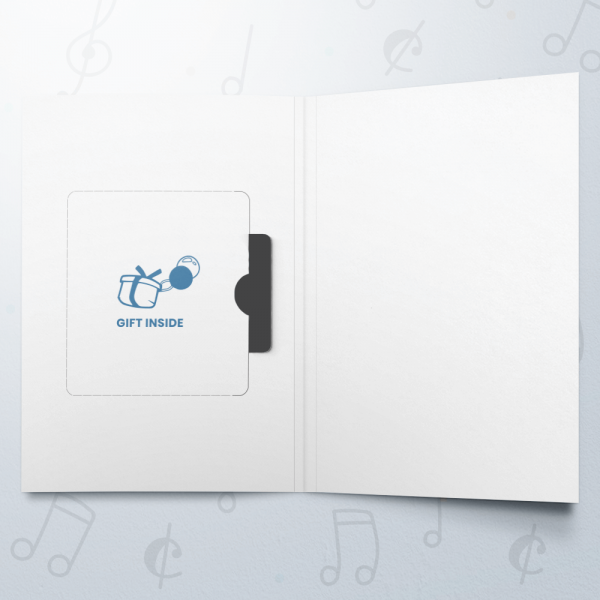 Blue Flowers – Gift Card Holder