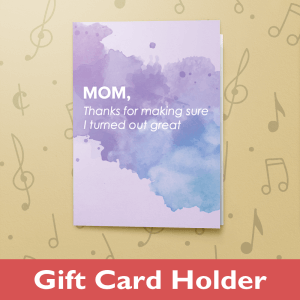 Watercolour – Gift Card Holder