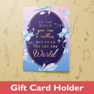 The World – Gift Card Holder