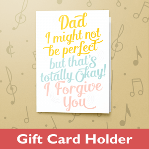 Not Perfect – Gift Card Holder