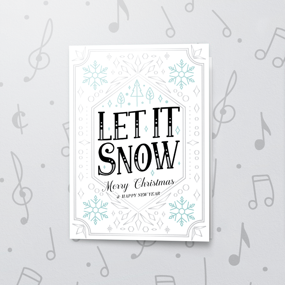 Let It Snow – Musical Christmas Card Let It Snow – Musical Christmas Card