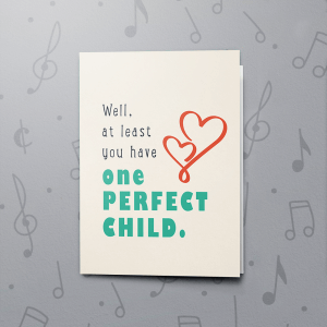 One Perfect Child – Musical Father's Day Card