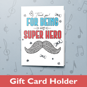 Superhero – Gift Card Holder