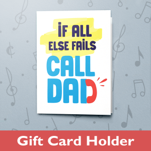 Call Dad – Gift Card Holder