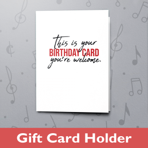 Birthday Card – Gift Card Holder