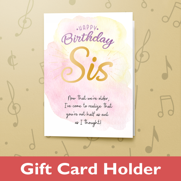 Good Sister – Gift Card Holder