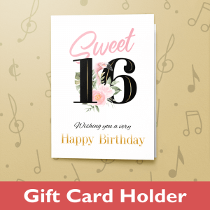 Sweet 16 – Gift Card Holder