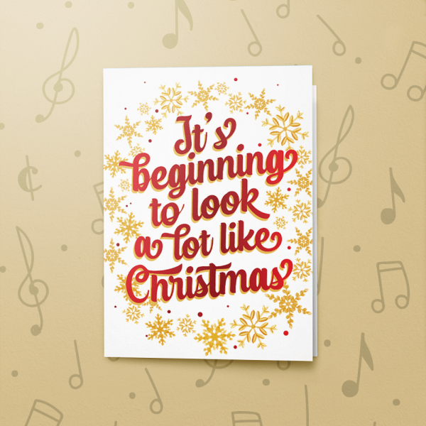 Christmas Look– Musical Christmas Card