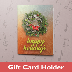 Holiday Wreath – Gift Card Holder