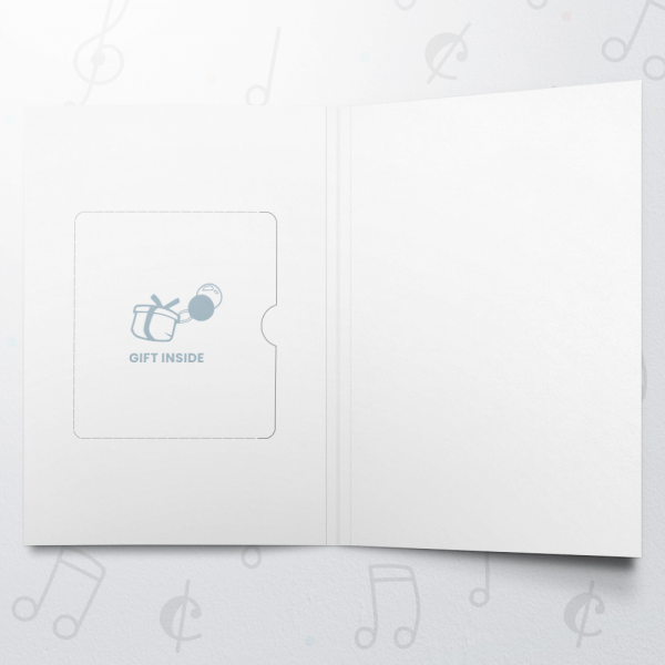 Let It Snow (Blue) – Gift Card Holder
